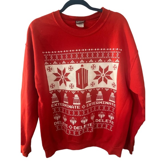 Doctor Who Other - Doctor Who Ugly Christmas Sweatshirt large